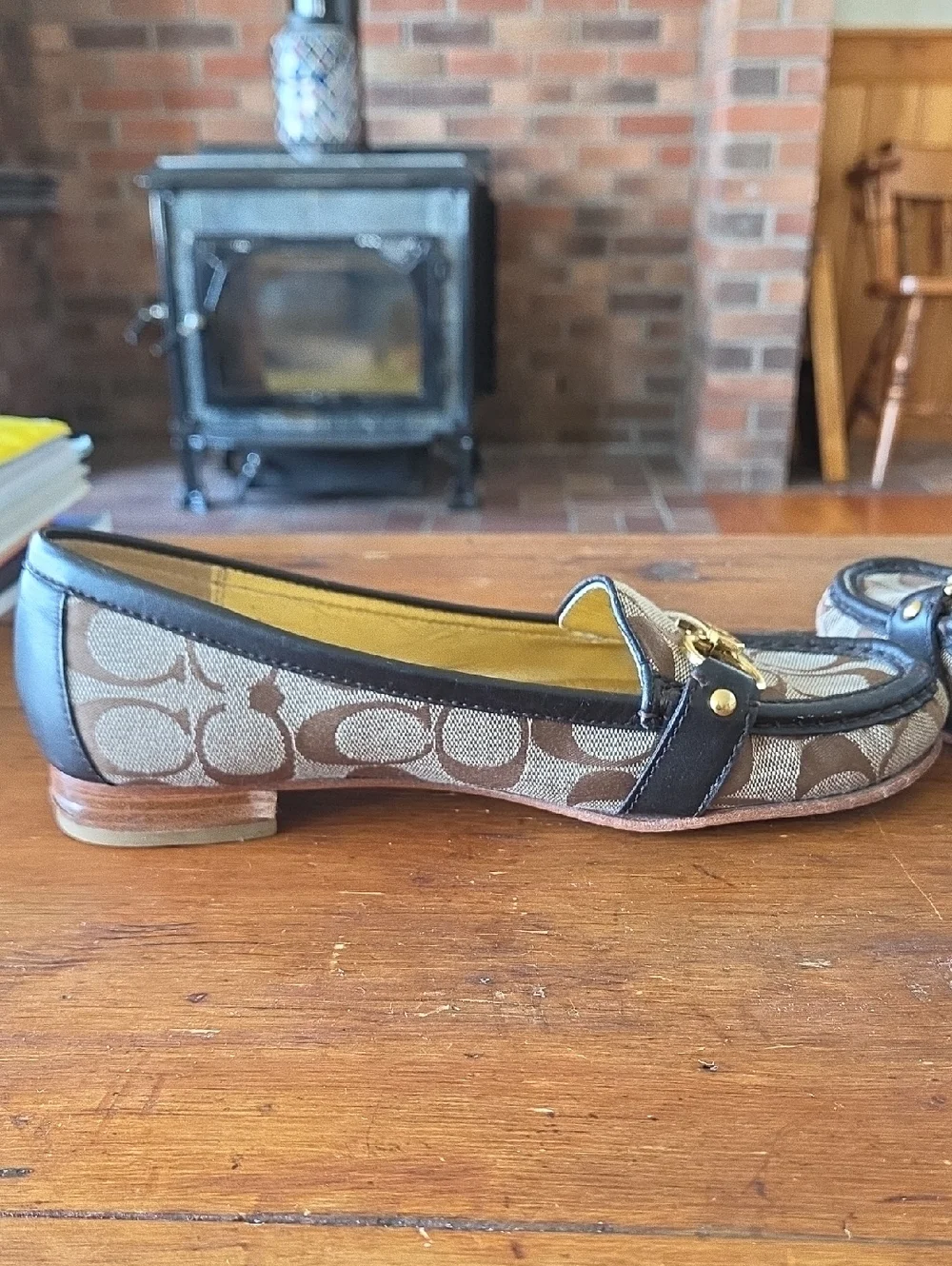 Coach Eileen Heeled Flats Size 7.5 - Picture 5 of 11